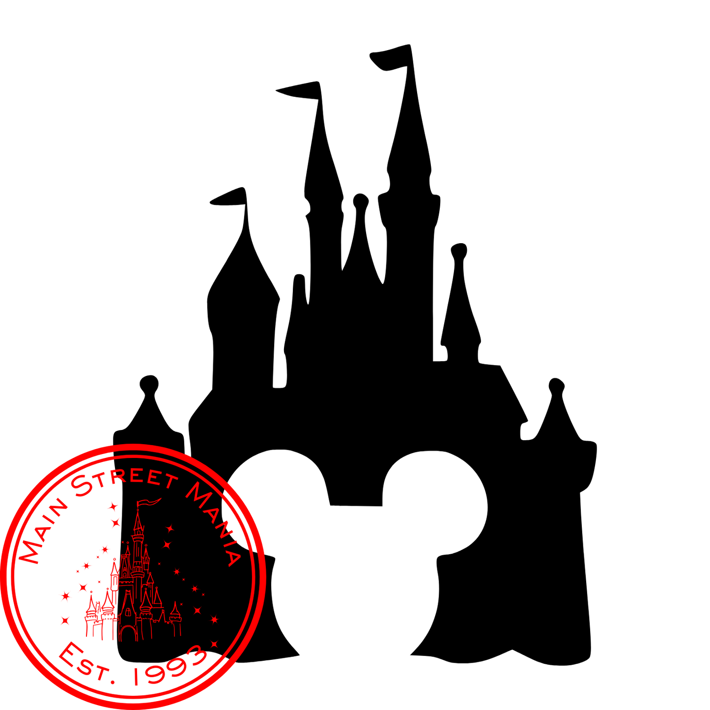 Mickey Castle Decal Sticker