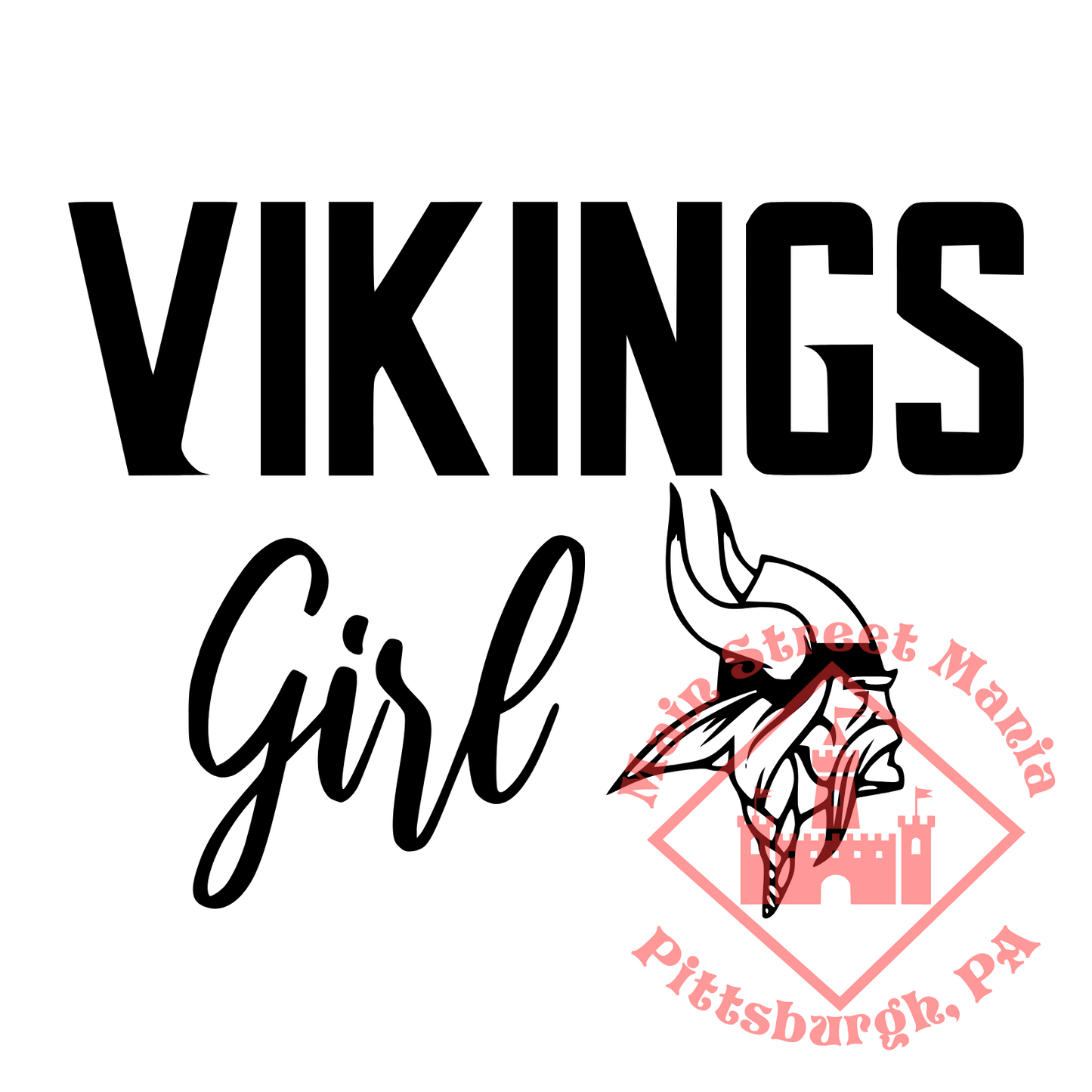 Vikings Girl Sticker Decal