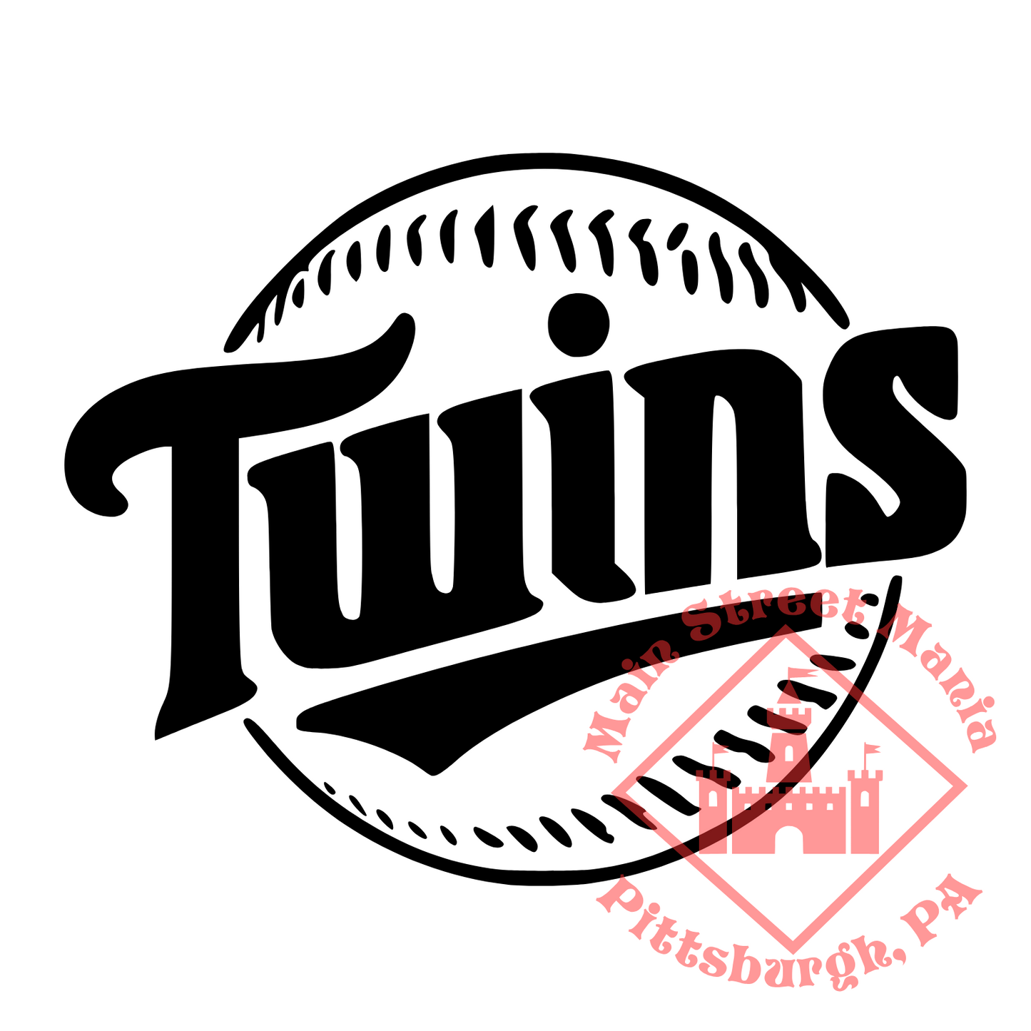 Twins Logo Sticker Decal