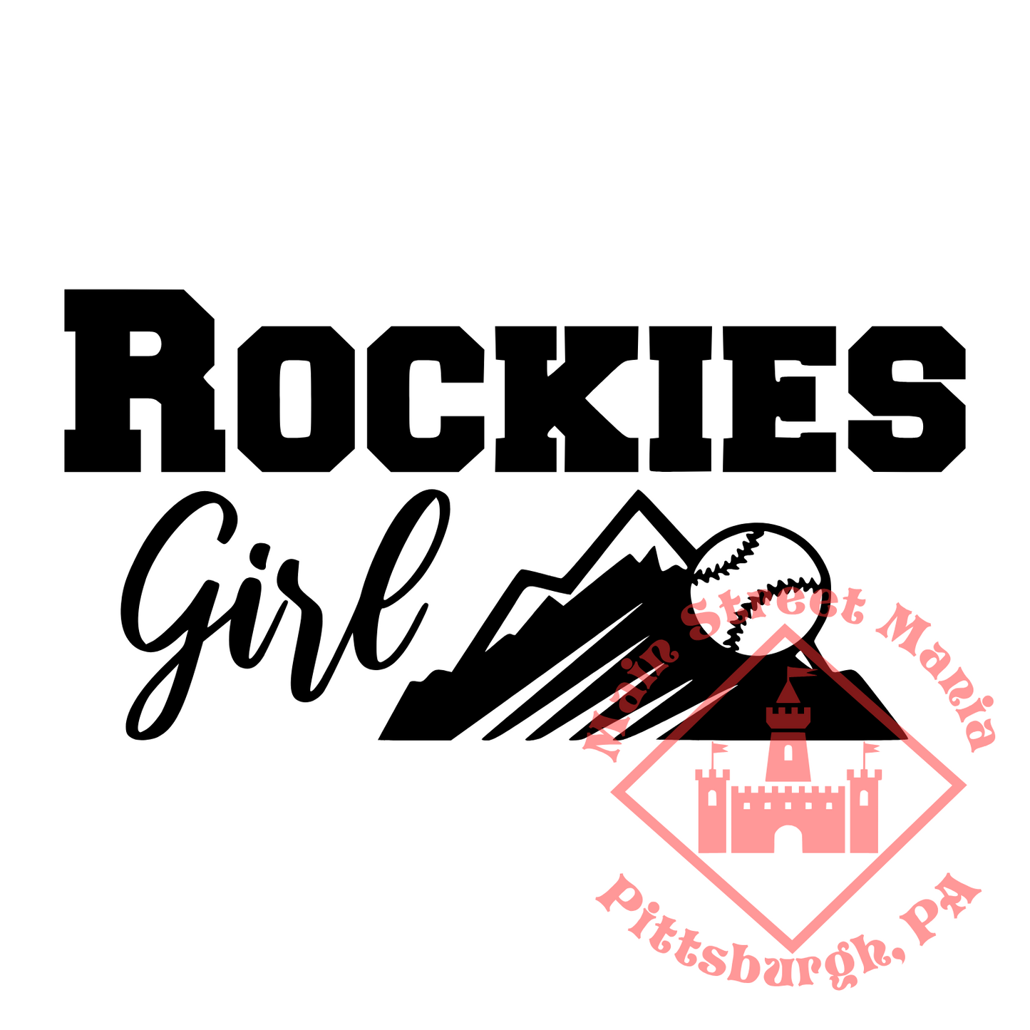 Rockies Girl Sticker Decal