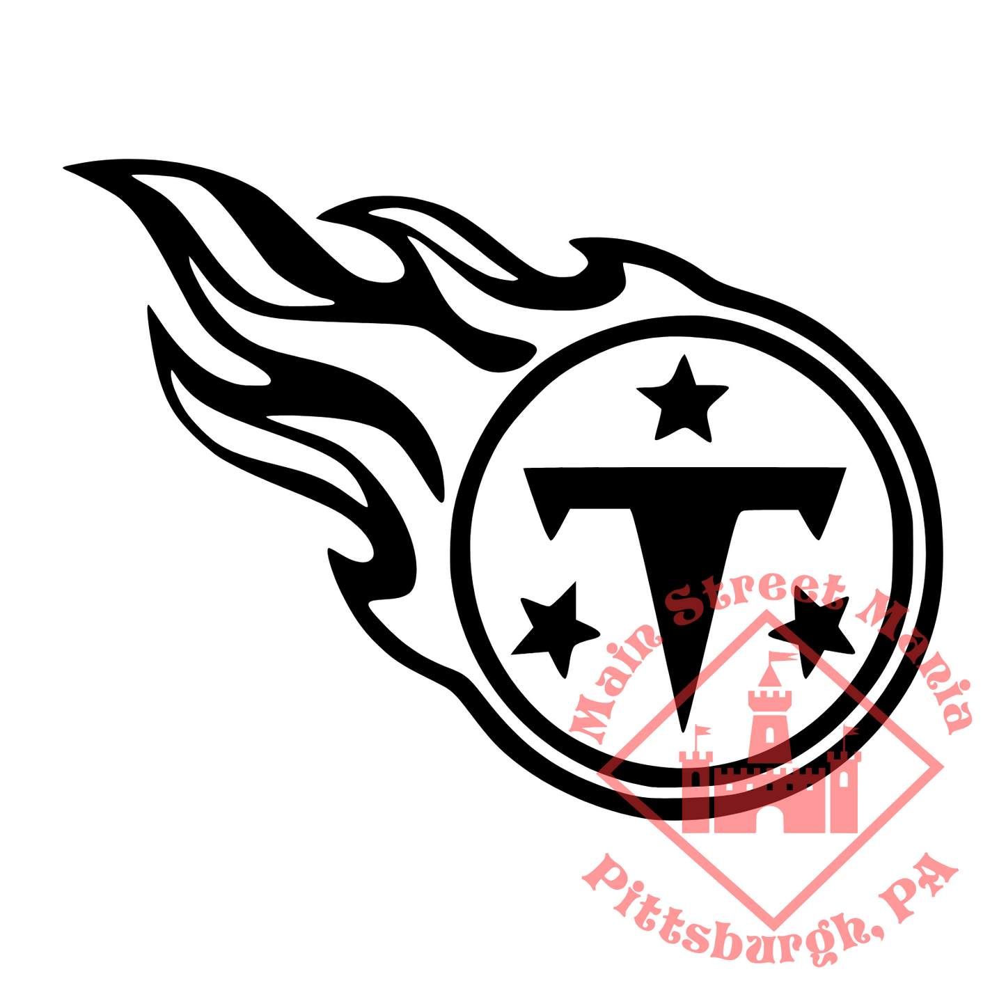 Tennessee Titans Logo Sticker Decal