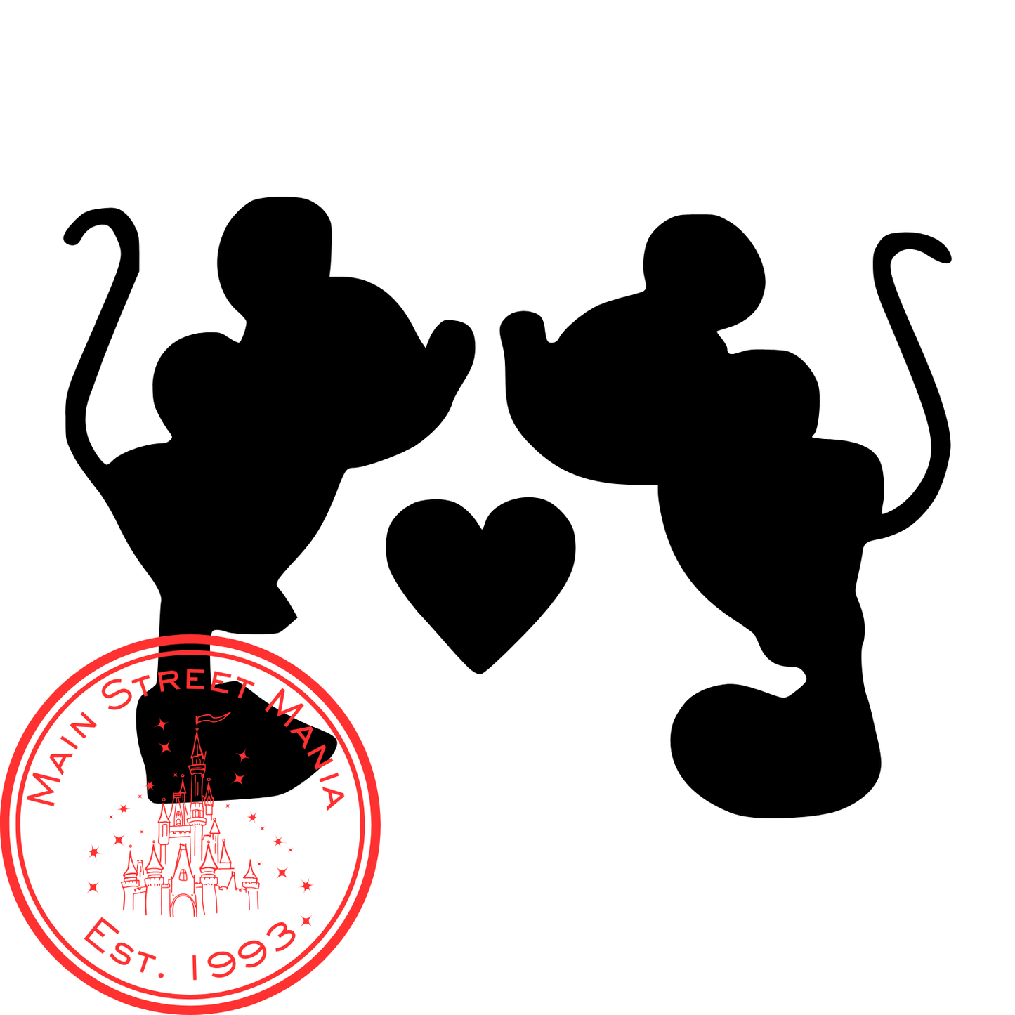 Mickey Loves Minnie Decal
