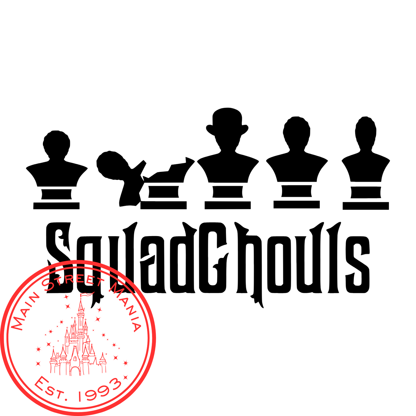 Squad Ghouls Haunted Mansion Decal Sticker