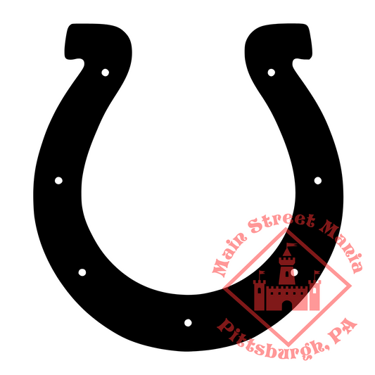 Colts Horseshoe Sticker