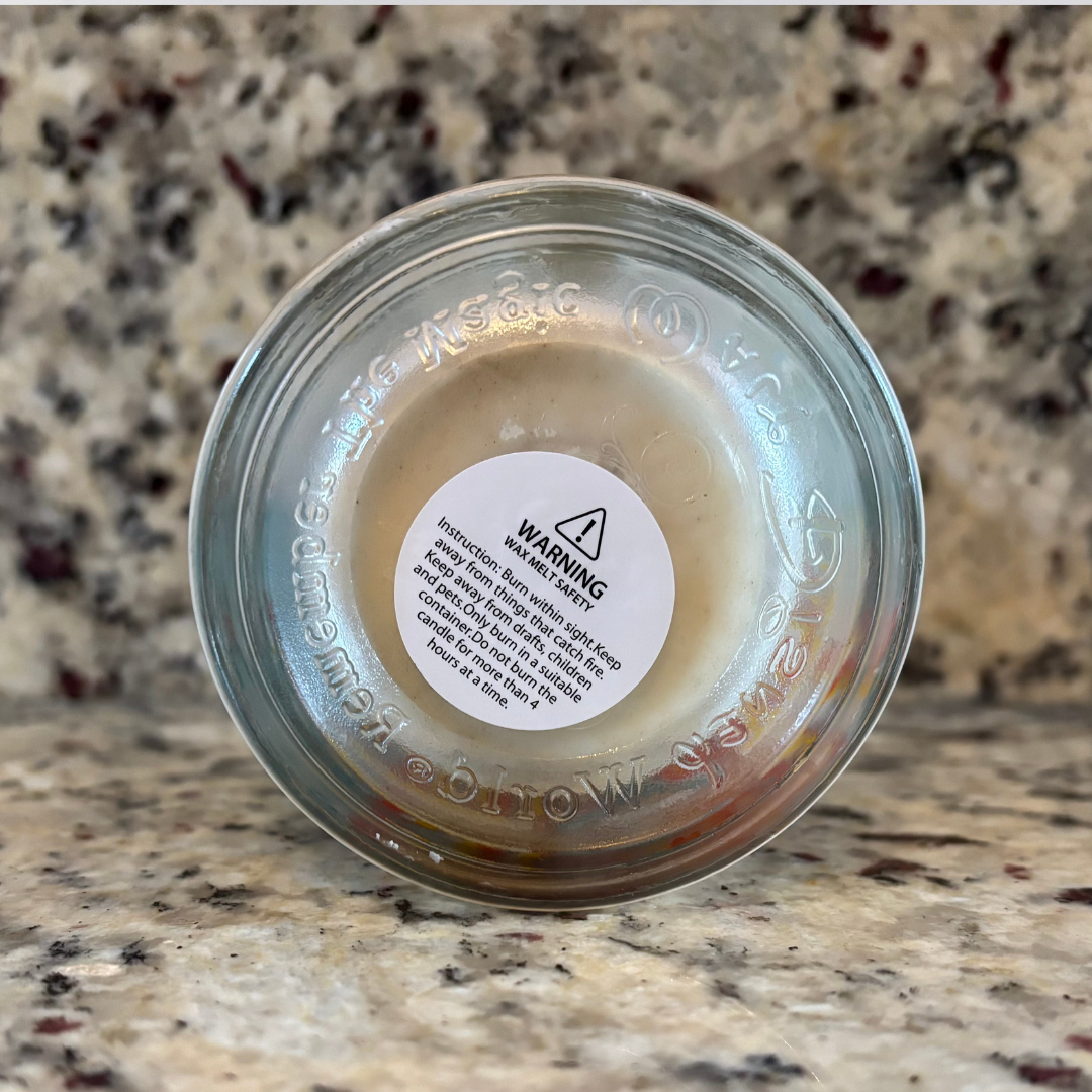 McDonald's Walt Disney World Blizzard Beach Glass Candle