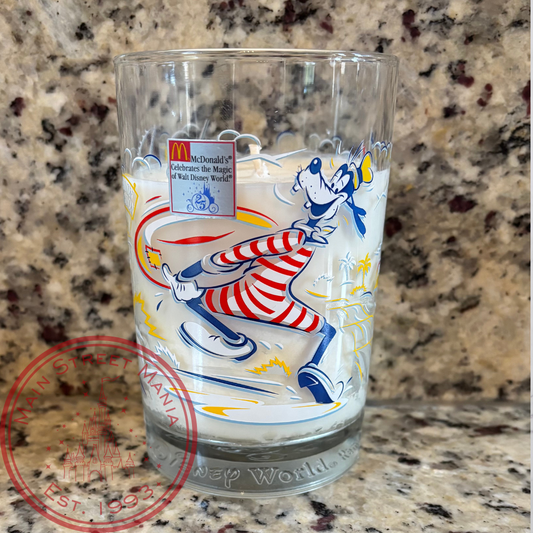 McDonald's Walt Disney World Blizzard Beach Glass Candle