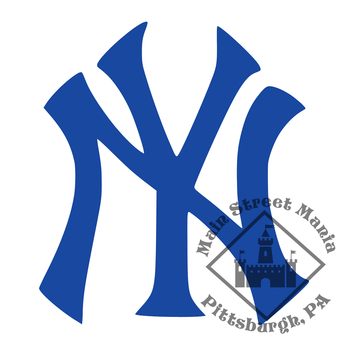 Yankees NY Logo Sticker Decal