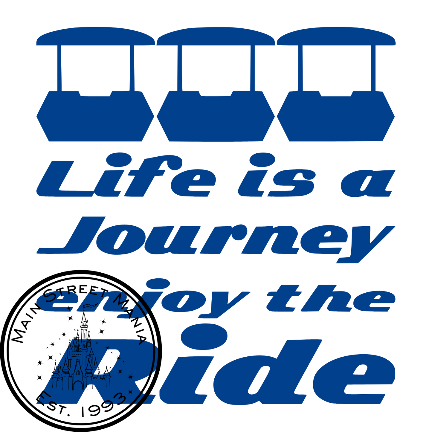 Life is a Journey People Mover Decal