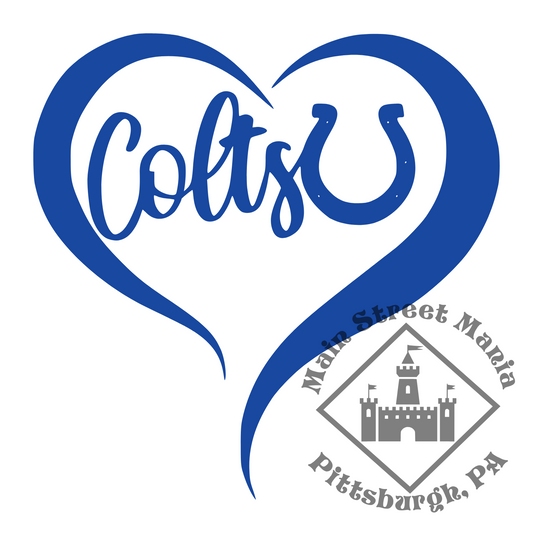 Colts Heart Sticker