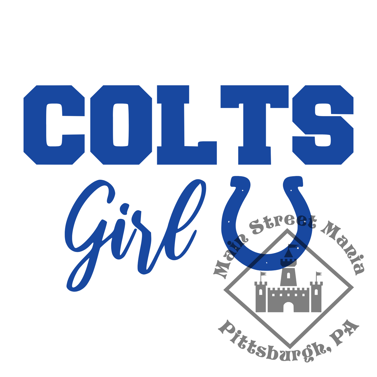 Colts Girl Sticker