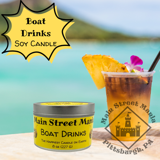 Boat Drinks Jimmy Buffett Happiest Candle On Earth