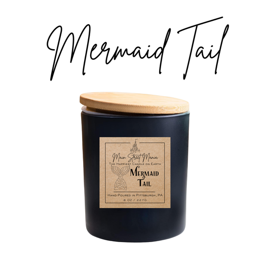 Mermaid Tail Happiest Candle on Earth