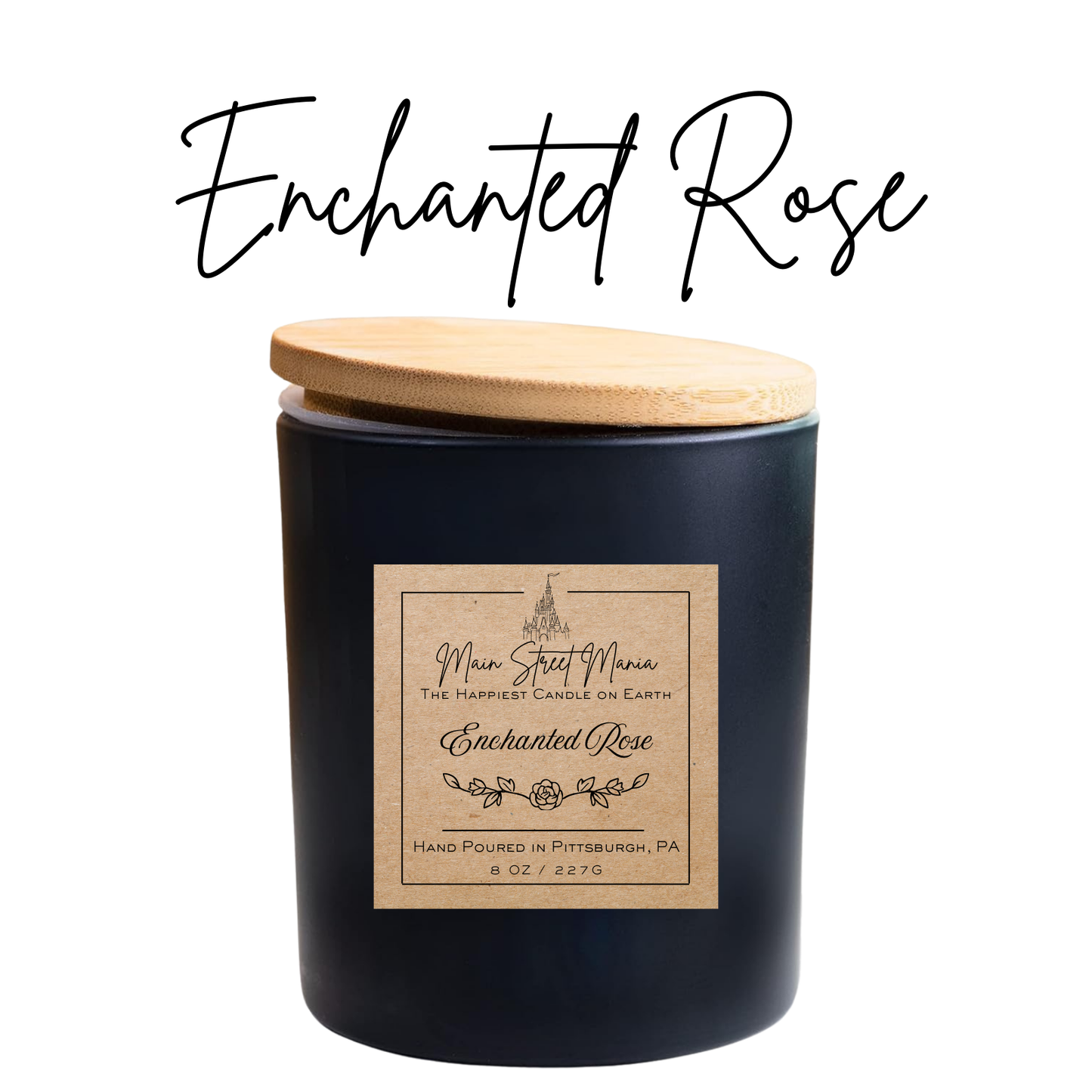 Enchanted Rose Happiest Candle on Earth