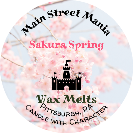 Sakura Spring Candle with Character Wax Melts