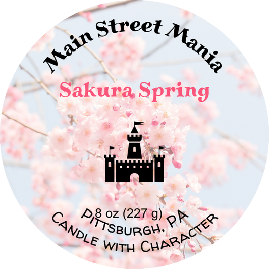 Sakura Spring Candle With Character