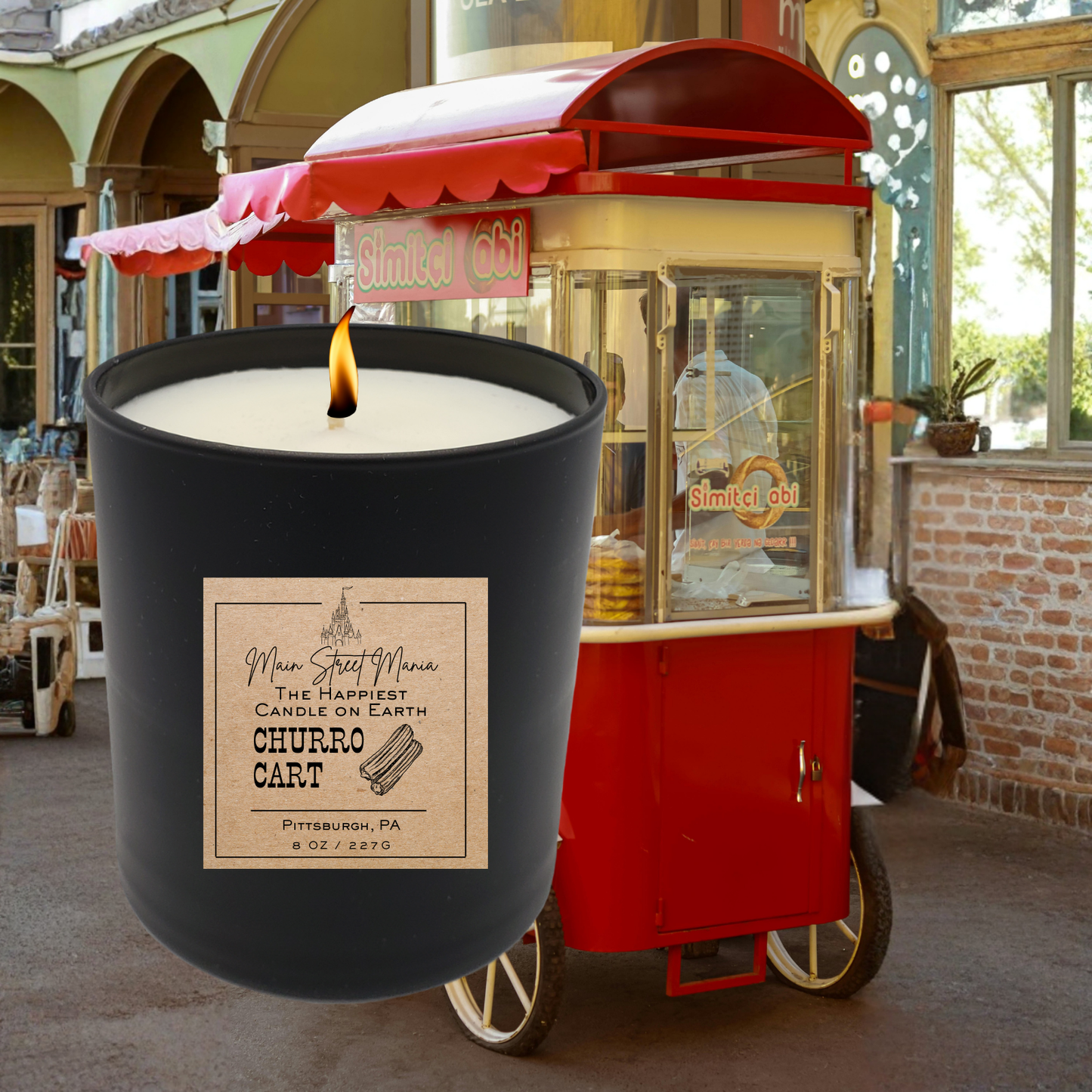 Churro Cart Happiest Candle On Earth