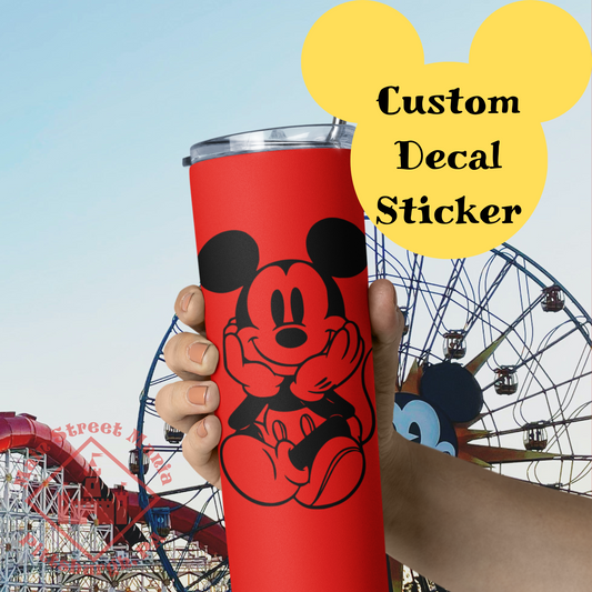 Classic Sitting Mickey Mouse Sticker Decal