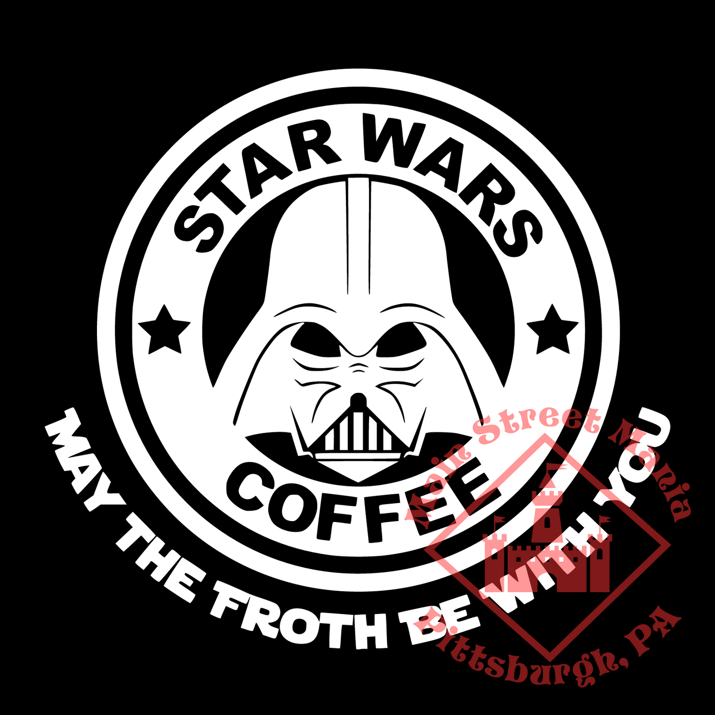 Star Wars Darth Vader Starbucks Coffee Decal