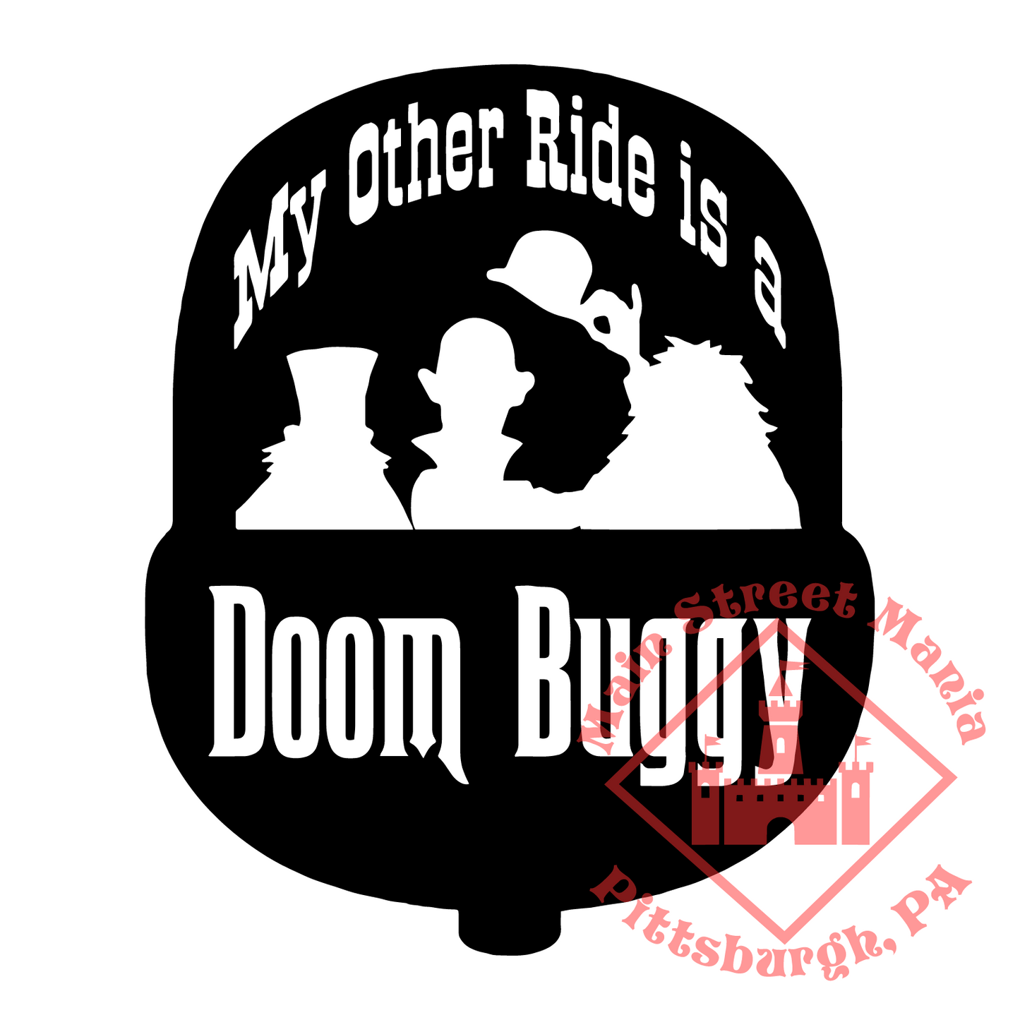 My Other Ride is a Doom Buggy Decal