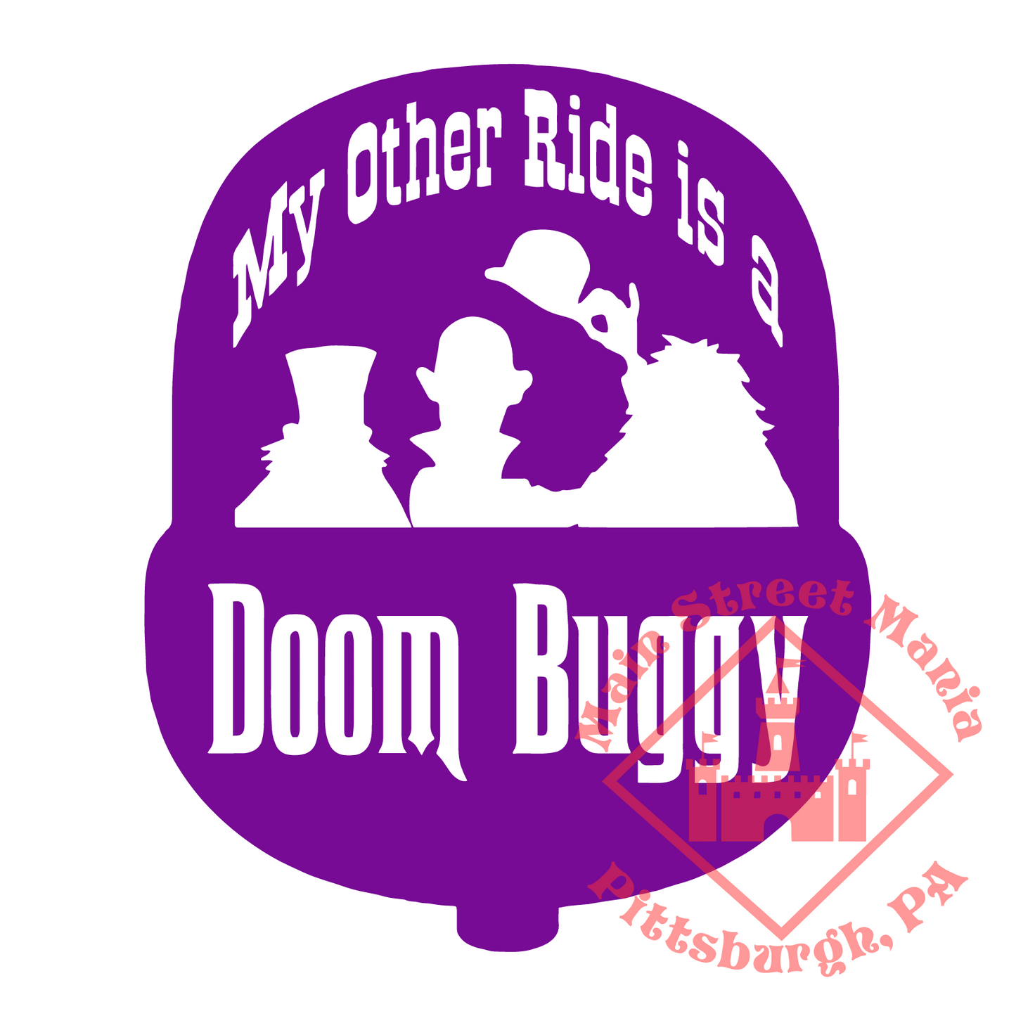 My Other Ride is a Doom Buggy Decal