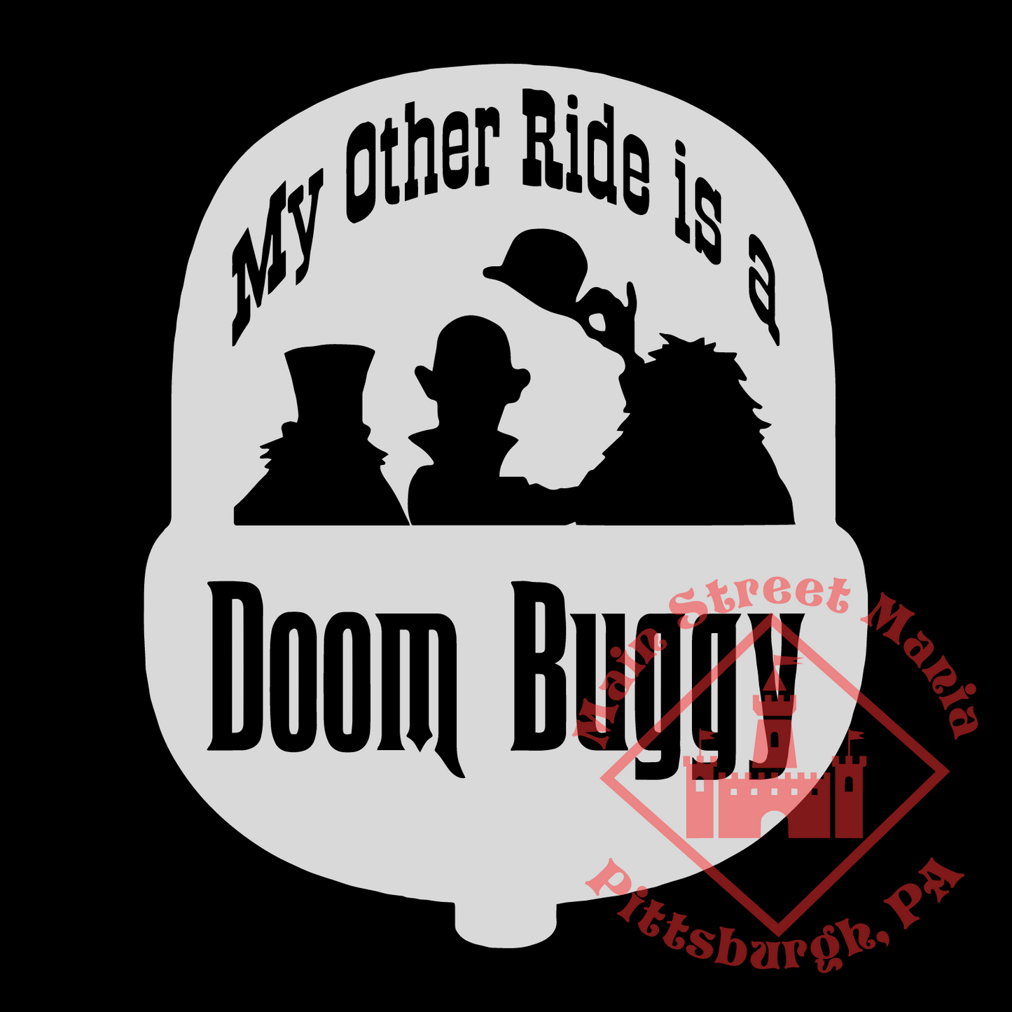 My Other Ride is a Doom Buggy Decal