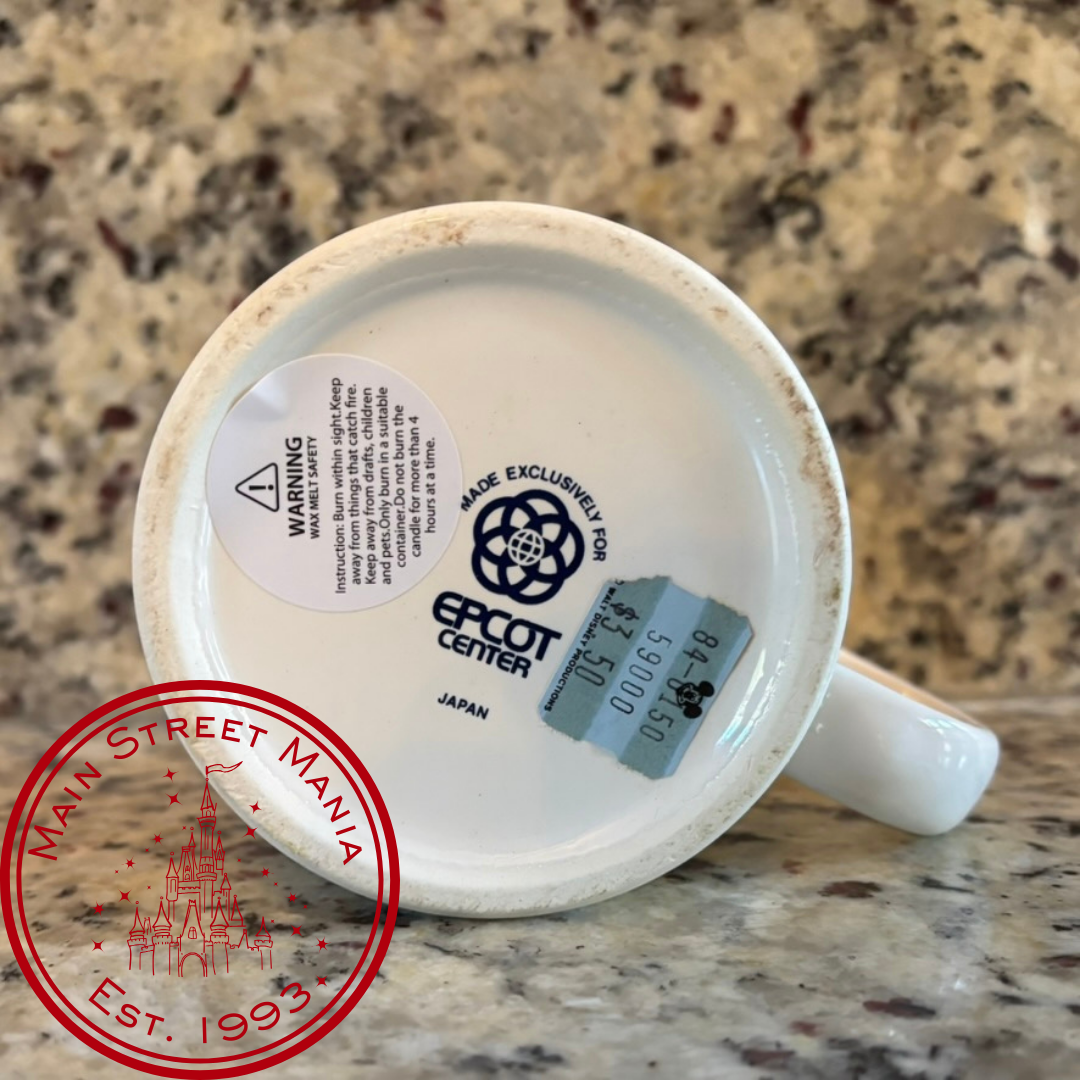 Epcot Center 1982 Mug Candle