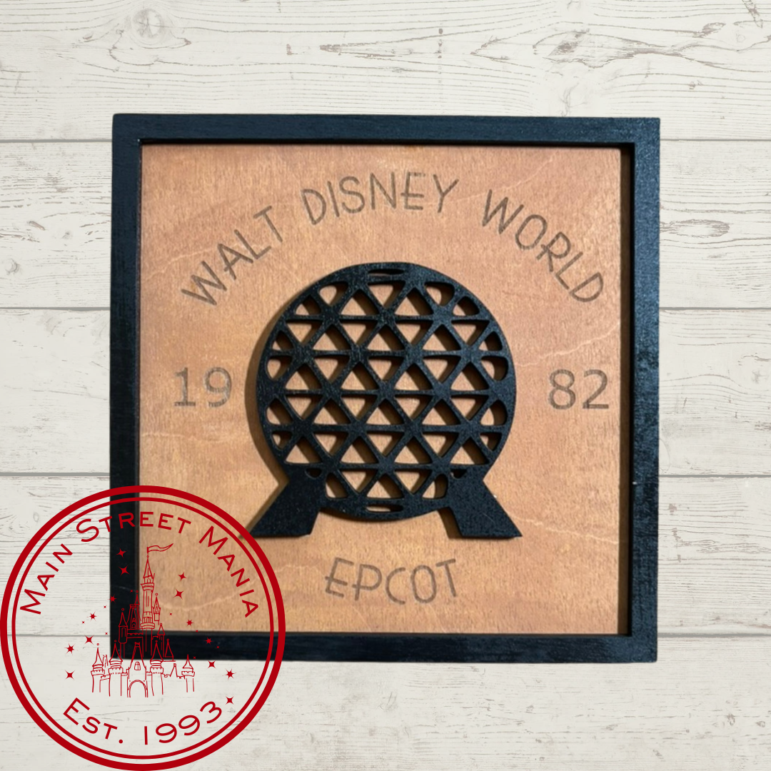 Walt Disney World 4 Parks Mini Plaques