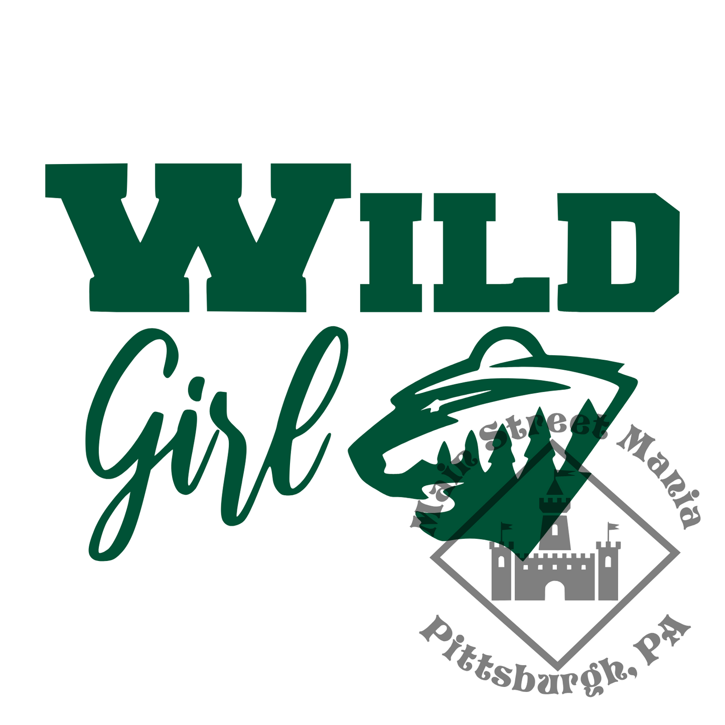 Wild Girl Sticker Decal