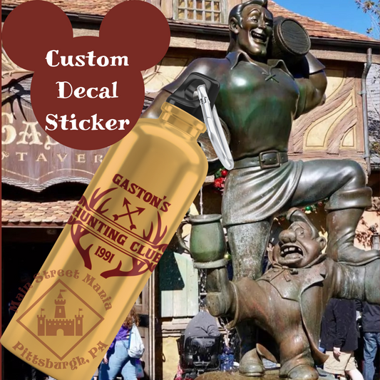 Gaston's Hunting Club Sticker Decal