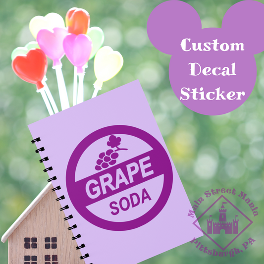 Grape Soda Up Decal