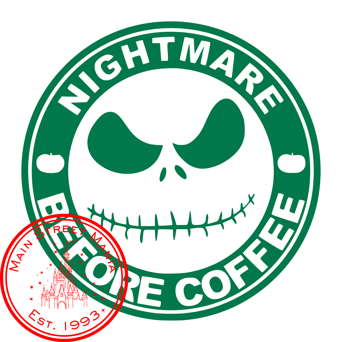 Nightmare Before Coffee Decal Sticker