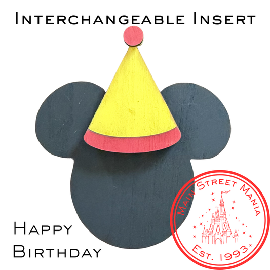 Interchangeable Happy Birthday Insert