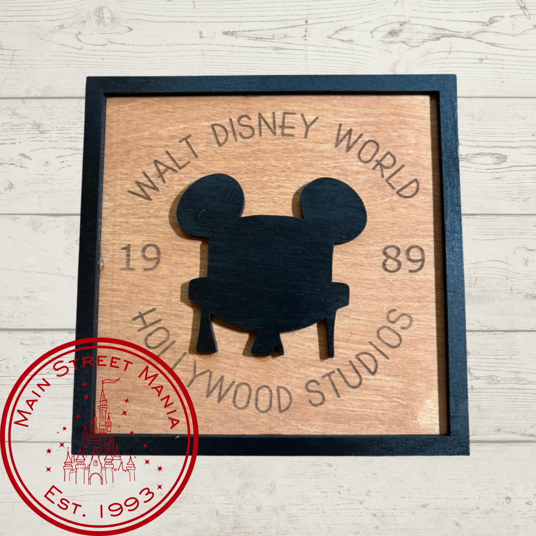 Walt Disney World 4 Parks Mini Plaques