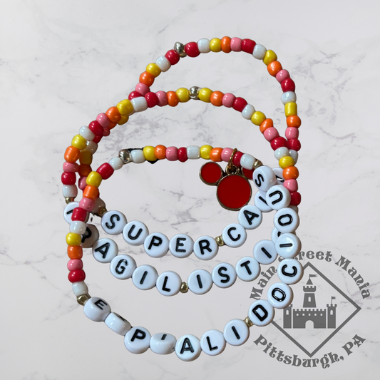 Supercalifragilisticexpialidocious Stack Bracelet