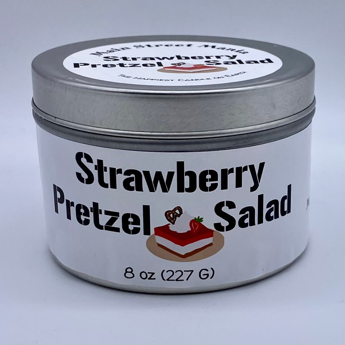 Strawberry Pretzel Salad Candle