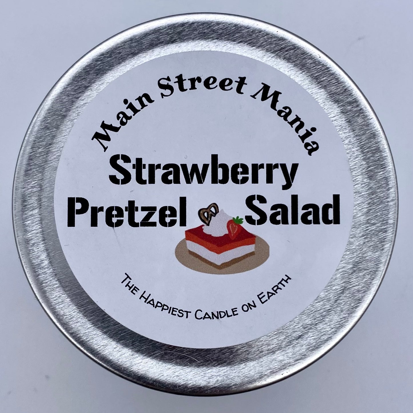 Strawberry Pretzel Salad Candle