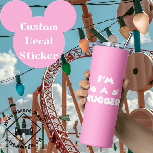 I'm A Hugger Sticker Decal