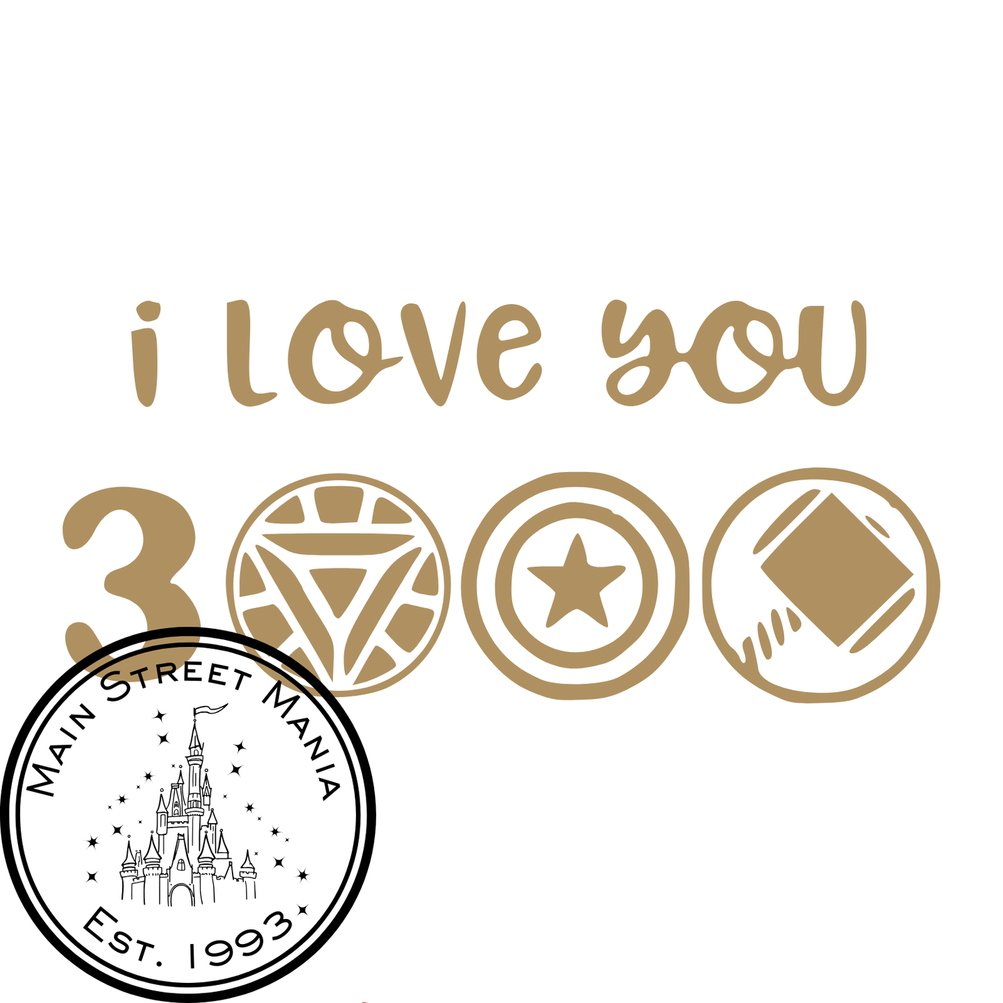 I Love You 3000 Decal Sticker Decal
