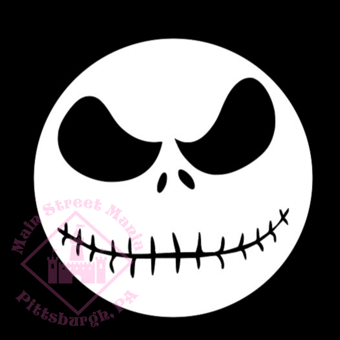 Angry Jack Skellington Decal