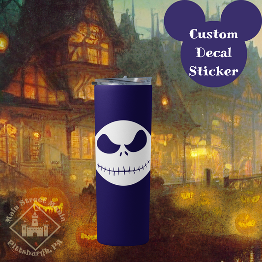 Angry Jack Skellington Decal