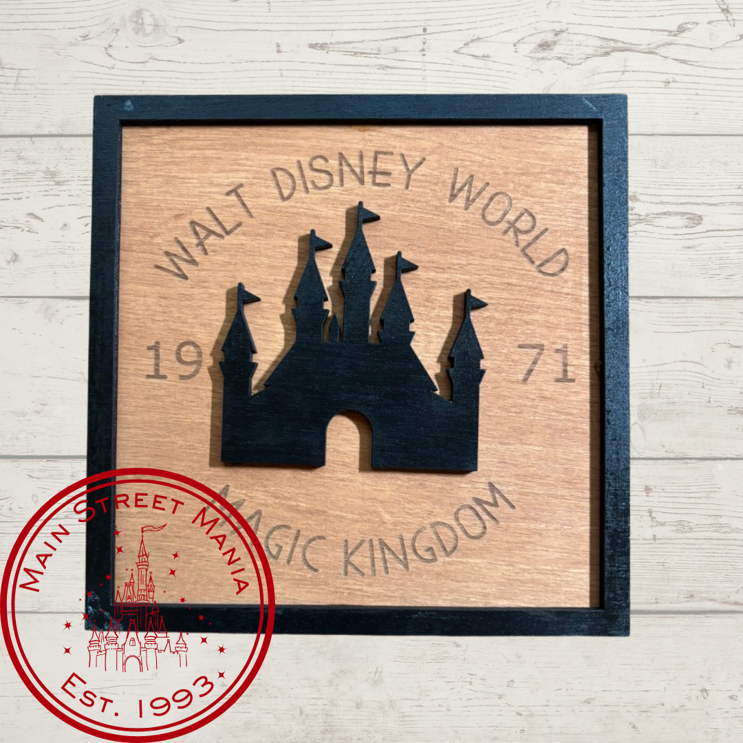 Walt Disney World 4 Parks Mini Plaques