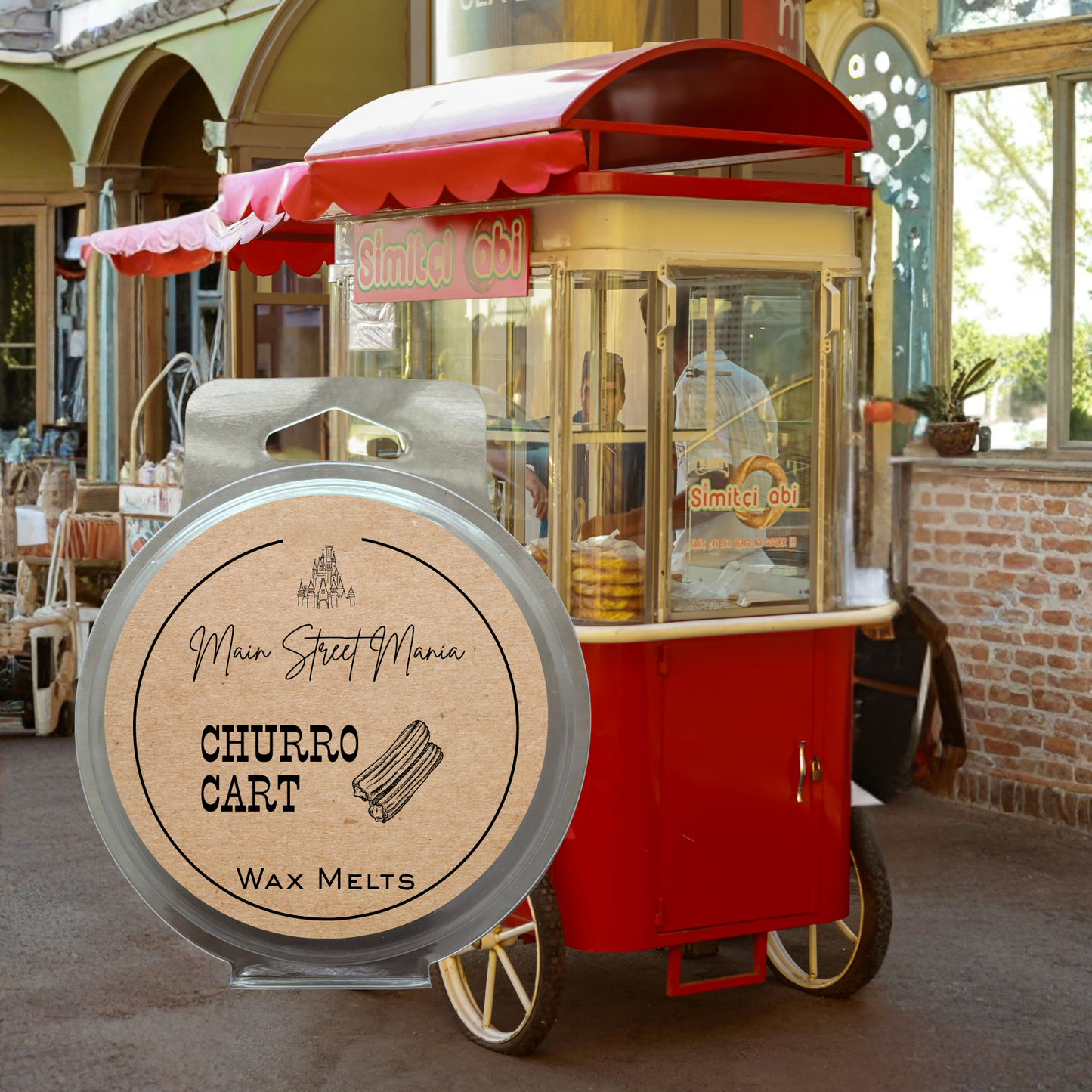 Churro Cart Happiest Candle On Earth Wax Melt
