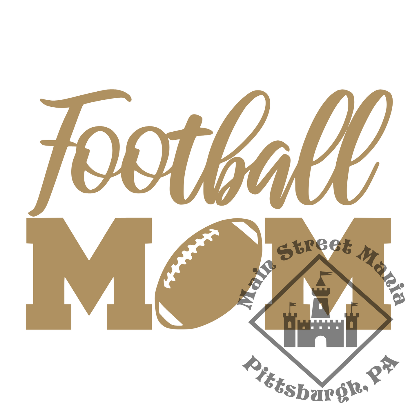 Football Mom Sticker Decal