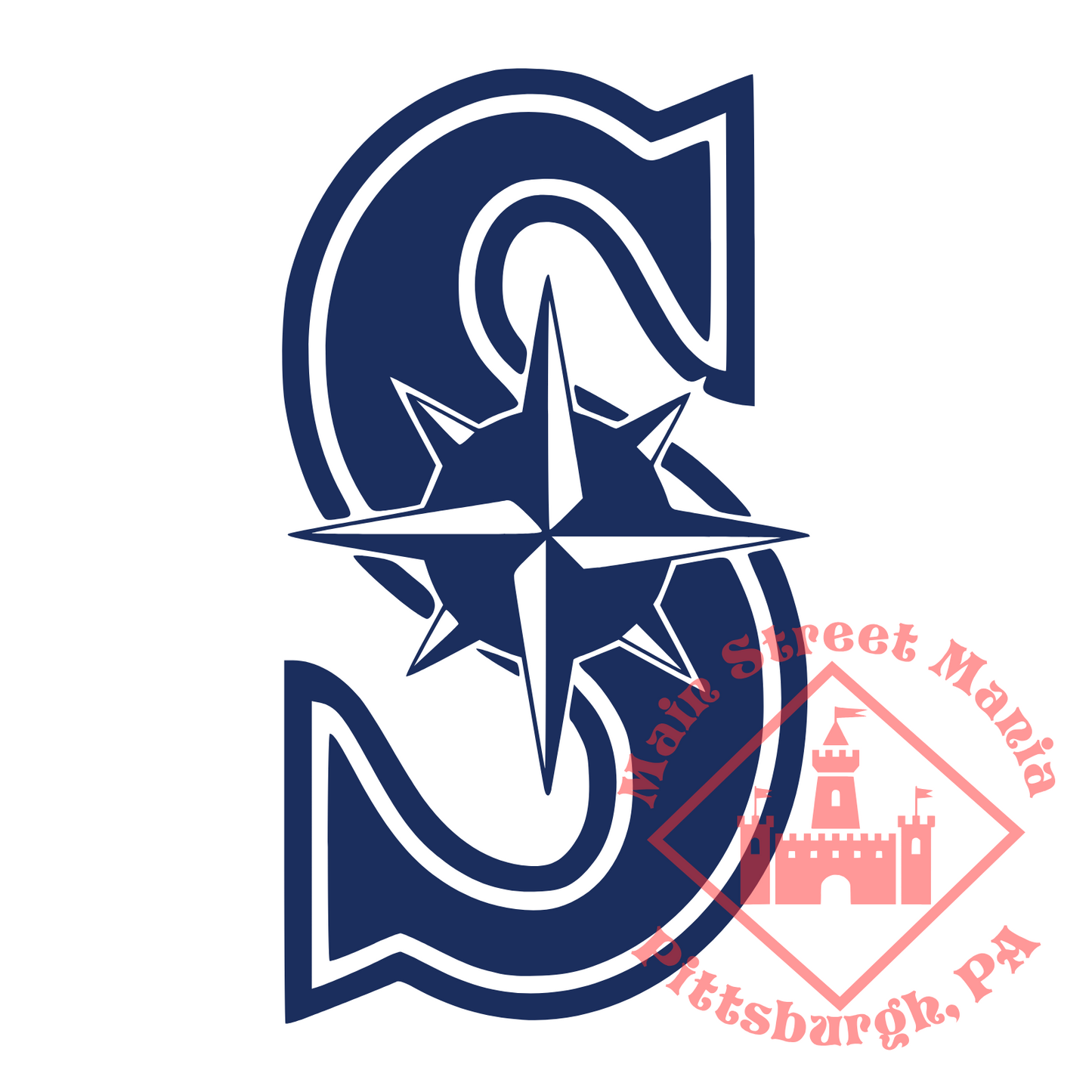 Seattle Mariners Logo Sticker Decal