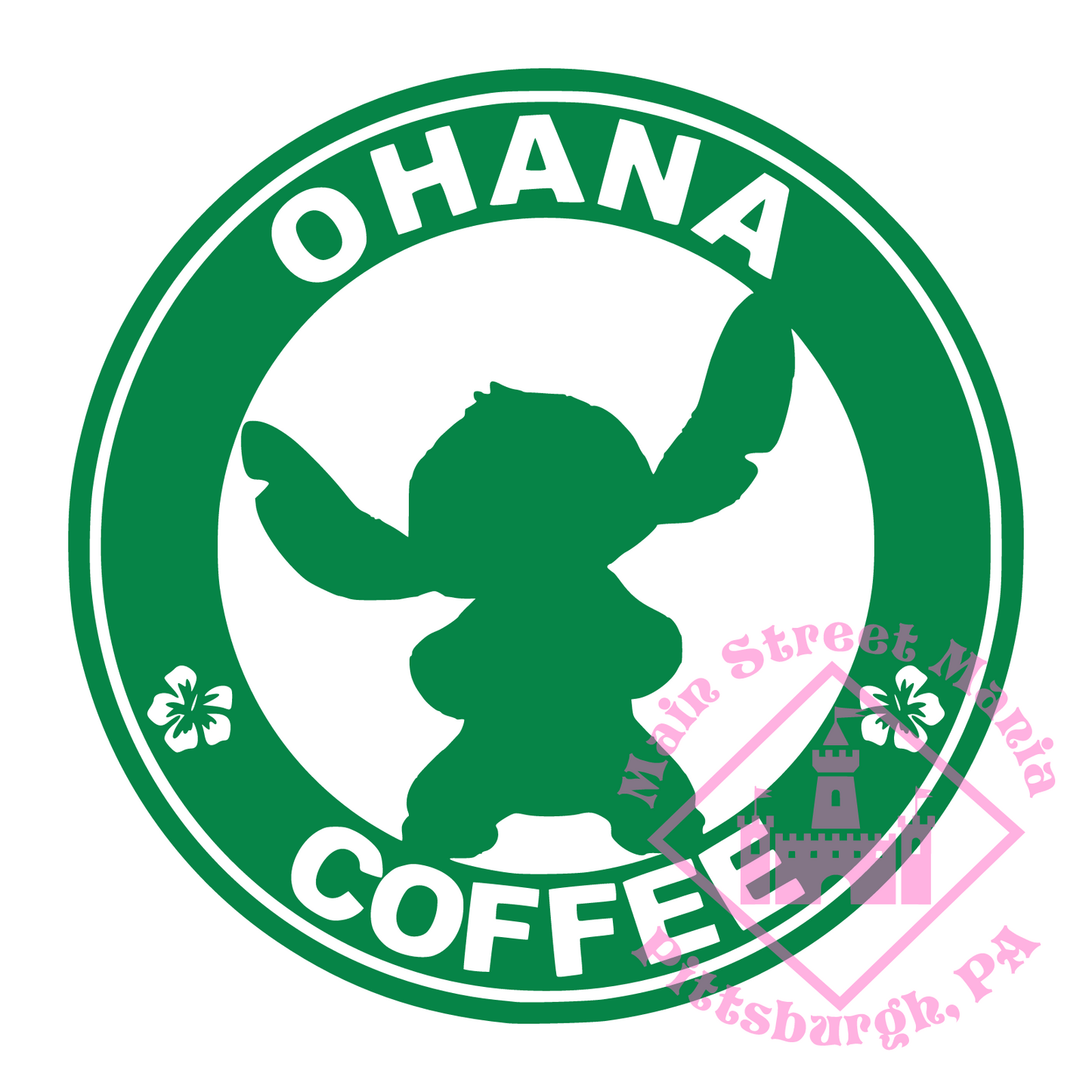 Ohana Coffee Sticker Decal