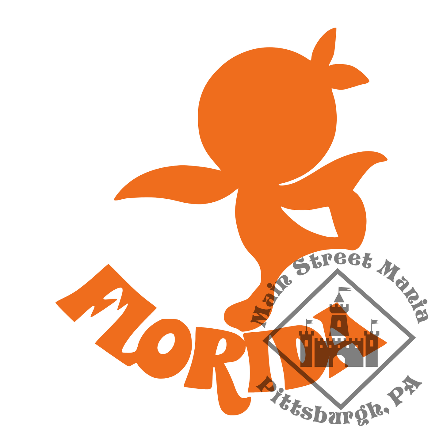 Florida Orange Bird Decal Sticker