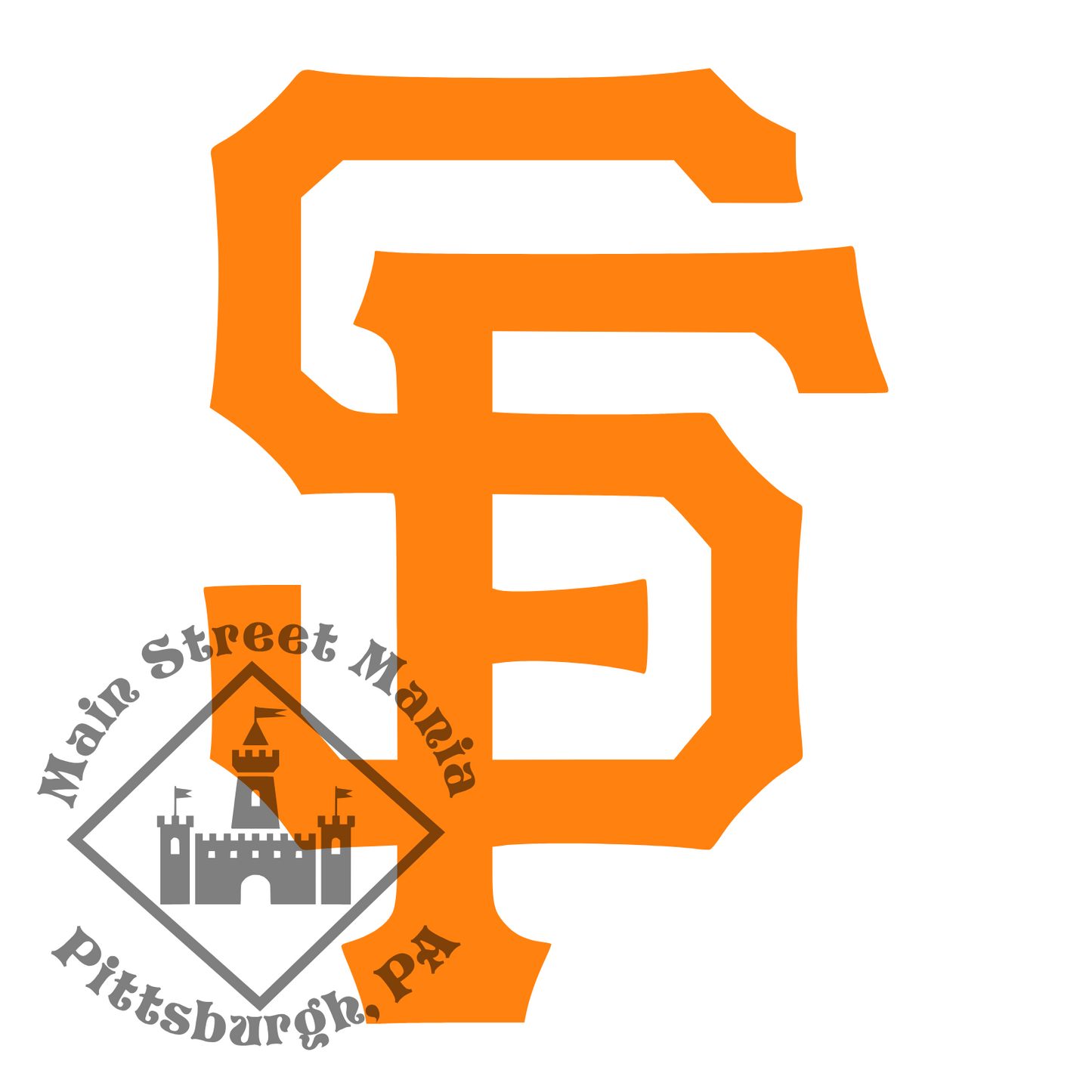 Giants SF Logo Sticker Decal