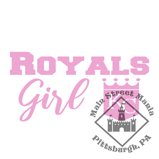 Kansas City Royals Girl Sticker Decal