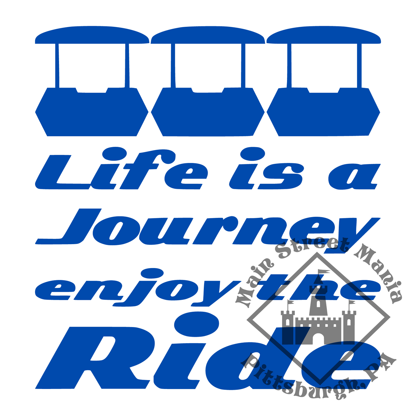 Life is a Journey People Mover Decal