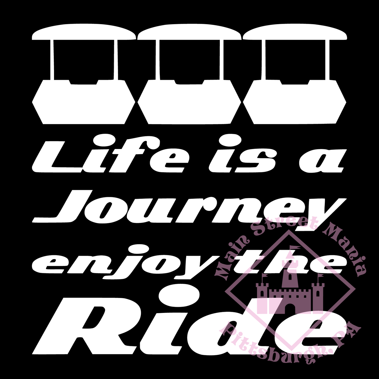 Life is a Journey People Mover Decal